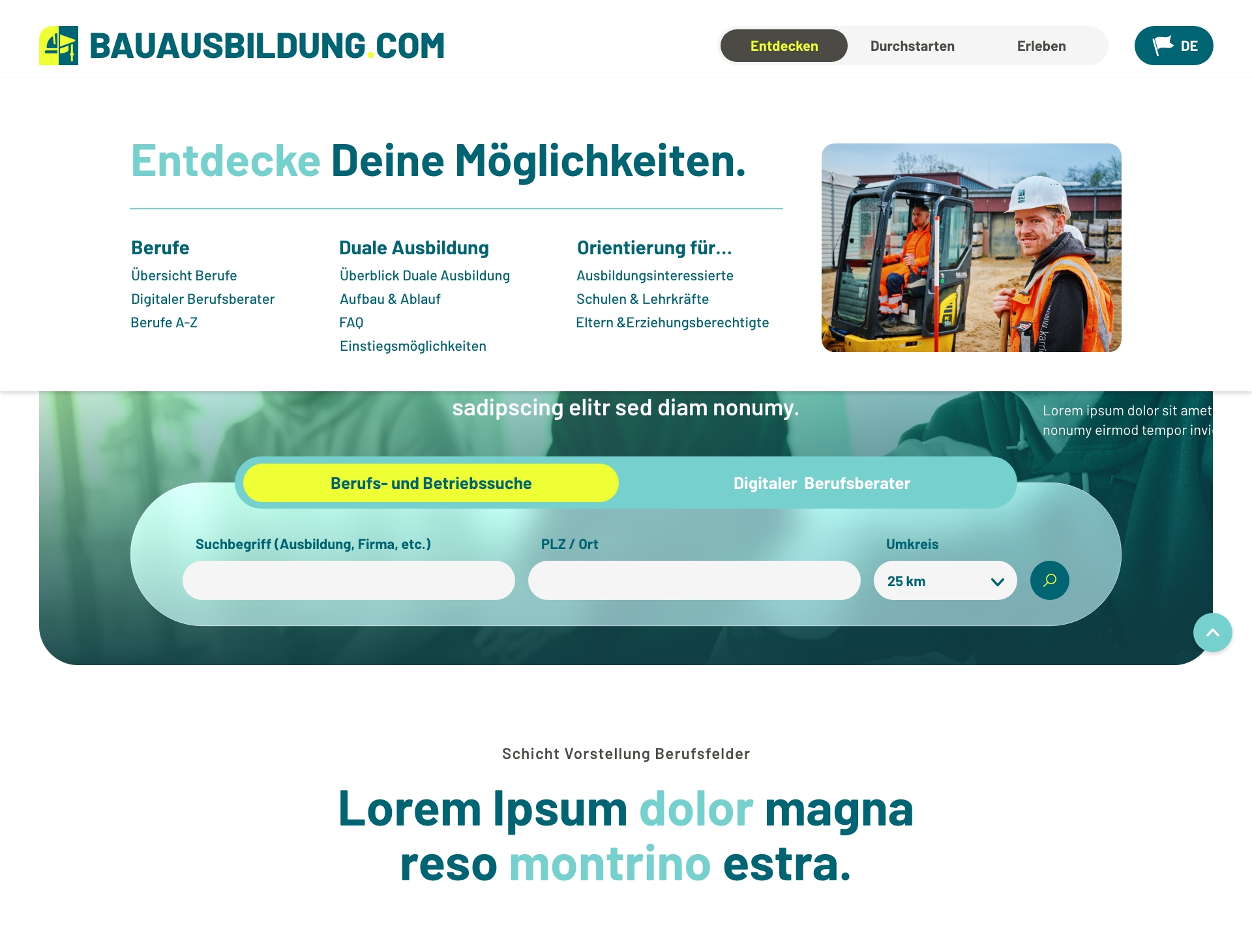 Bauausbildung